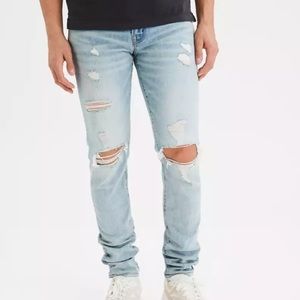 AE  next level air flex stacked skinny jeans